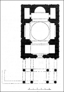 План церкви Тиграна Оненца (по Т. Тораманяну)